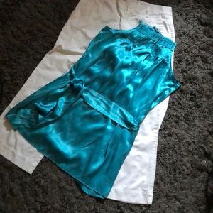 “Kenzie” 100% Silk Sleeveless Top